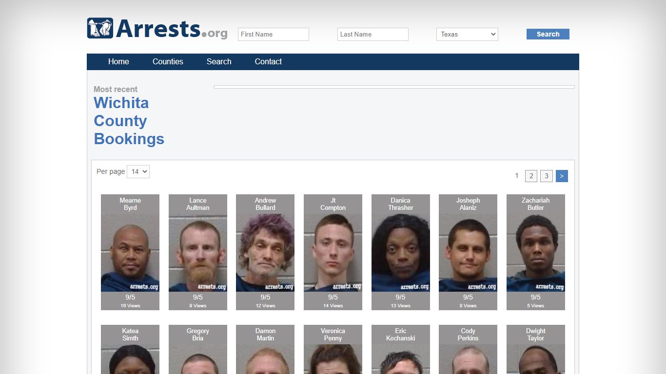 Wichita County Arrests and Inmate Search